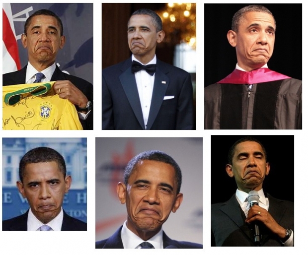 Obama funny face